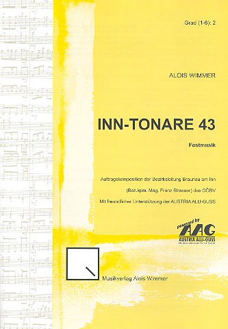 Inn-Tonare 43 op.78 für Blasorchester  Partitur  