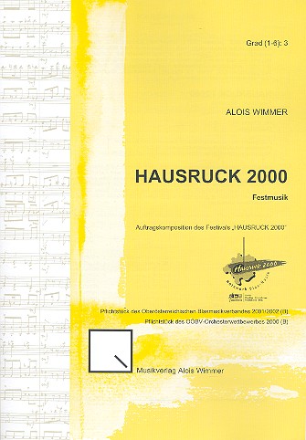 Hausruck 2000 op.42 für Blasorchester  Partitur  