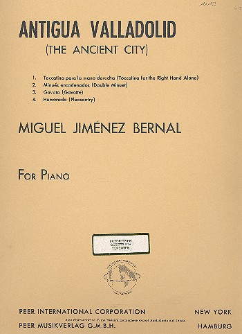 Antigua Valladolid  for piano  