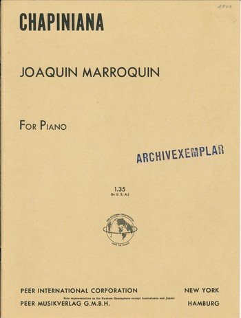 Chapiniana  for piano  