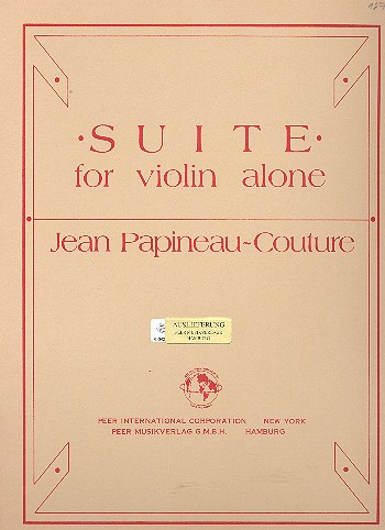 Suite  for violin alone  