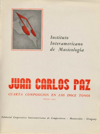 Cuarta composicion en los doce tonos  for violin solo  