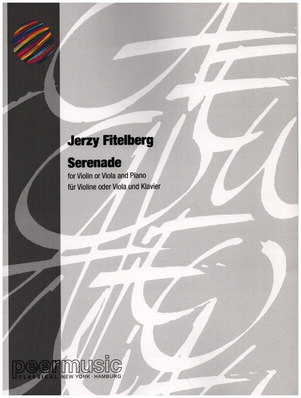 Serenade  for violin and piano  