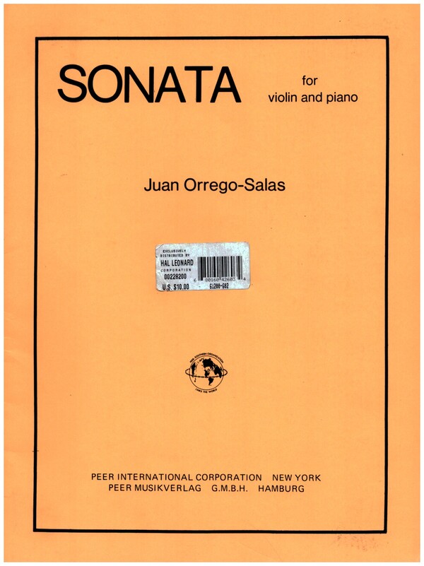 Sonata  for violin and piano  