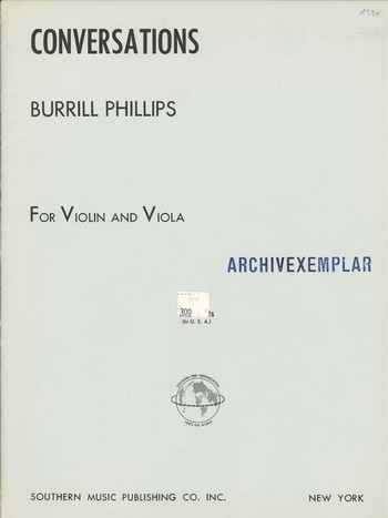 Conversations für  2 Streichinstrumente  