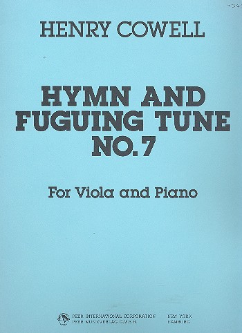 Hymn And Fuguing Tune no.7  for viola and piano  