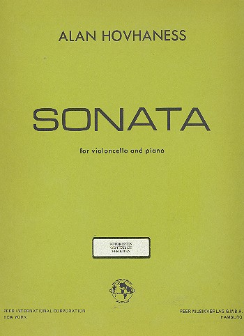 Sonata op.255 &nbsp;&nbsp;for violoncello and piano&nbsp;&nbsp;