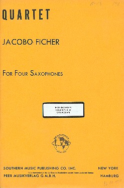 Quartet&nbsp;&nbsp;for 4 saxophones&nbsp;&nbsp;score