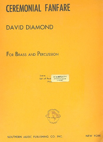 Ceremonial Fanfare for 6 horns,  4 trumpets, 3 trombones, tuba and percussion  parts