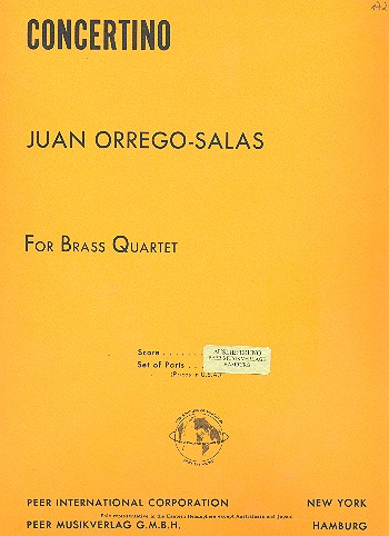 Concertino op.54 for trumpet,  2 horns in F and trombone  parts