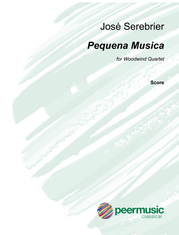 Pequena Musica for flute, oboe,  clarinet, horn in F and bassoon  score