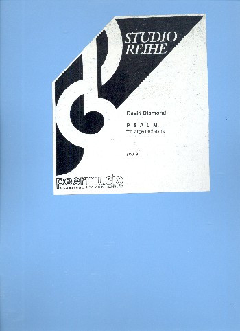 Psalm&nbsp;&nbsp;for orchestra&nbsp;&nbsp;score
