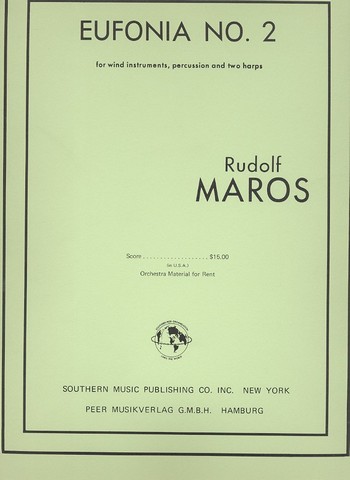 Eufonia 2  for wind instruments, percussion and 2 harps  score