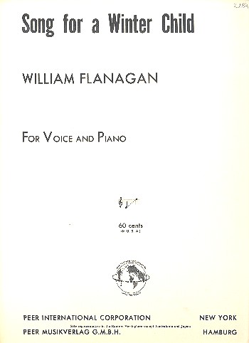 Song for a Winter Child&nbsp;&nbsp;for voice and piano&nbsp;&nbsp;