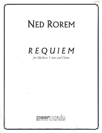 Requiem for medium voice  and piano  
