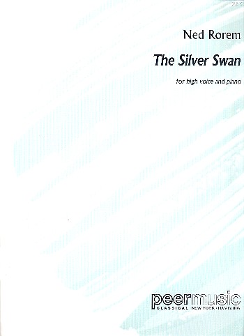 The Silver Swan  for high voice and piano  