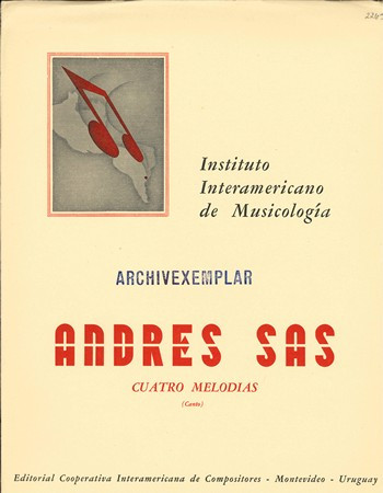 4 Melodias  for voice and piano  