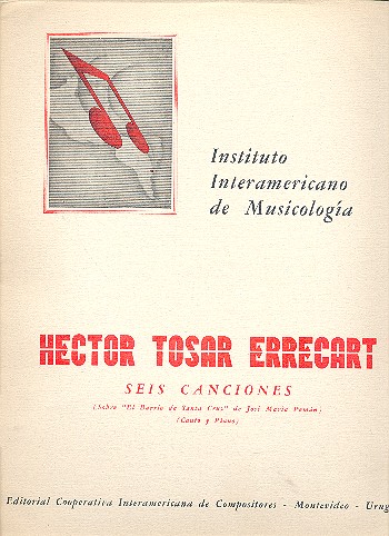 6 canciones sobre 'El Barrio de Santa Cruz' de José Maria Pemán  para canto y piano  
