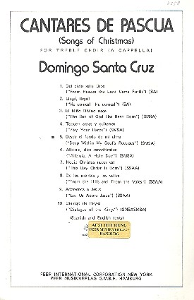 Desde el fondo de mi alma  for female chorus a cappella  score (span /en)