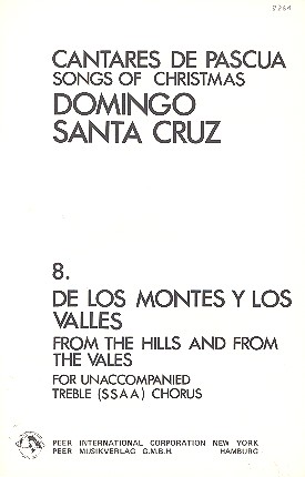 De los montes y los valles  for female chorus a cappella  score (span/en)