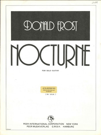 Nocturne  for guitar  