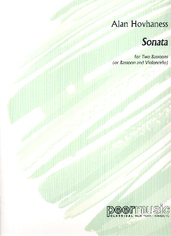 Sonata op.266&nbsp;&nbsp;für 2 Fagotte (Violoncello und Fagott)&nbsp;&nbsp;2 Spielpartituren