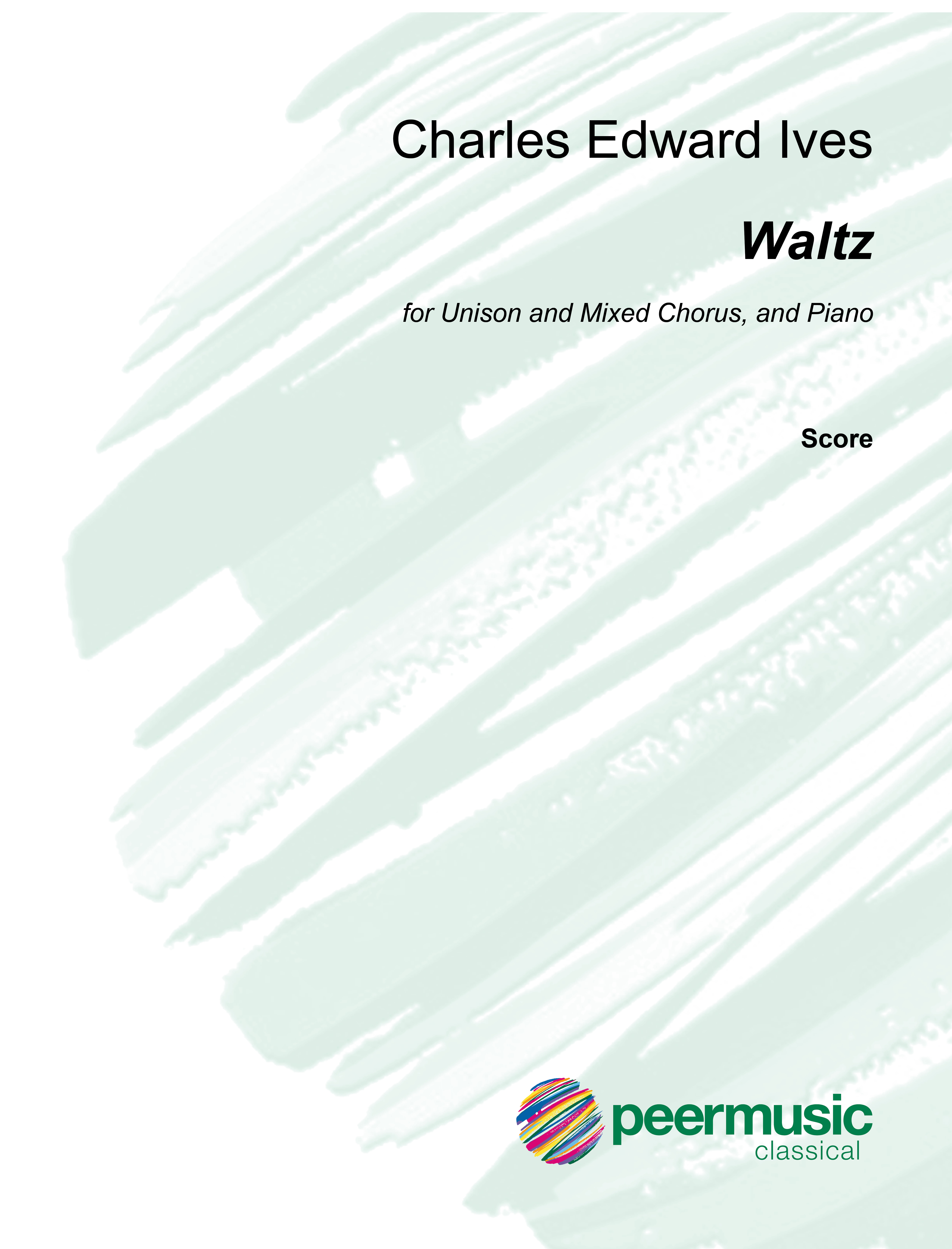 Waltz&nbsp;&nbsp;for unison and mixed chorus and piano&nbsp;&nbsp;score