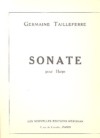 Sonate&nbsp;&nbsp;pour Harpe&nbsp;&nbsp;