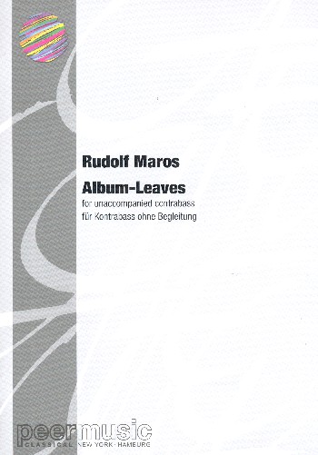 Album-Leaves  for unaccompanied contrabass  