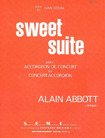 Sweet Suite  pour accordeon  