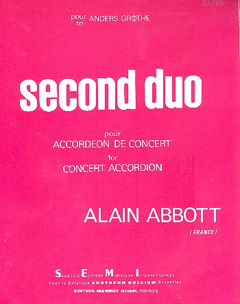 Second Duo  por 2 accordeons  partition