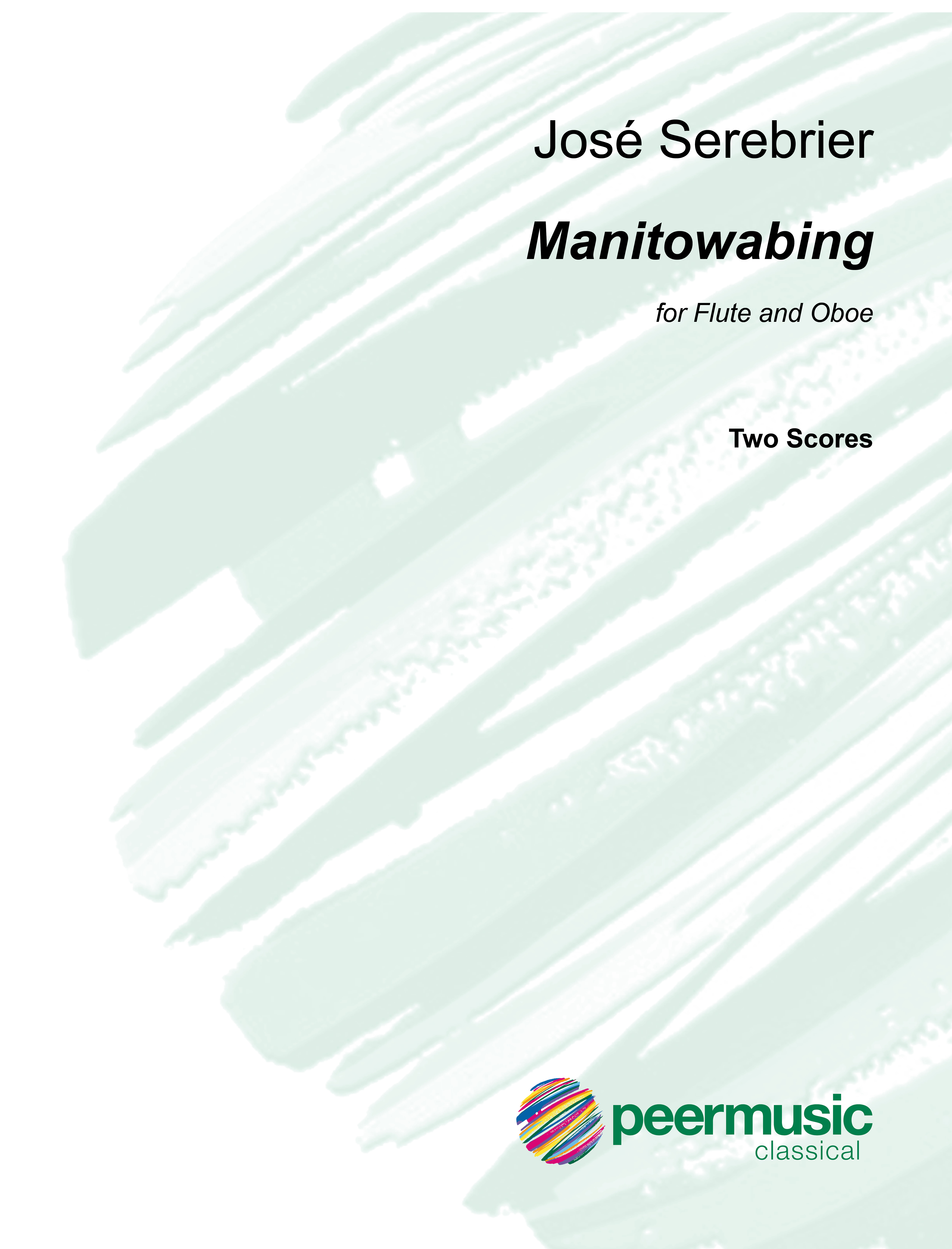 Manitowabing  for flute and oboe  2 scores