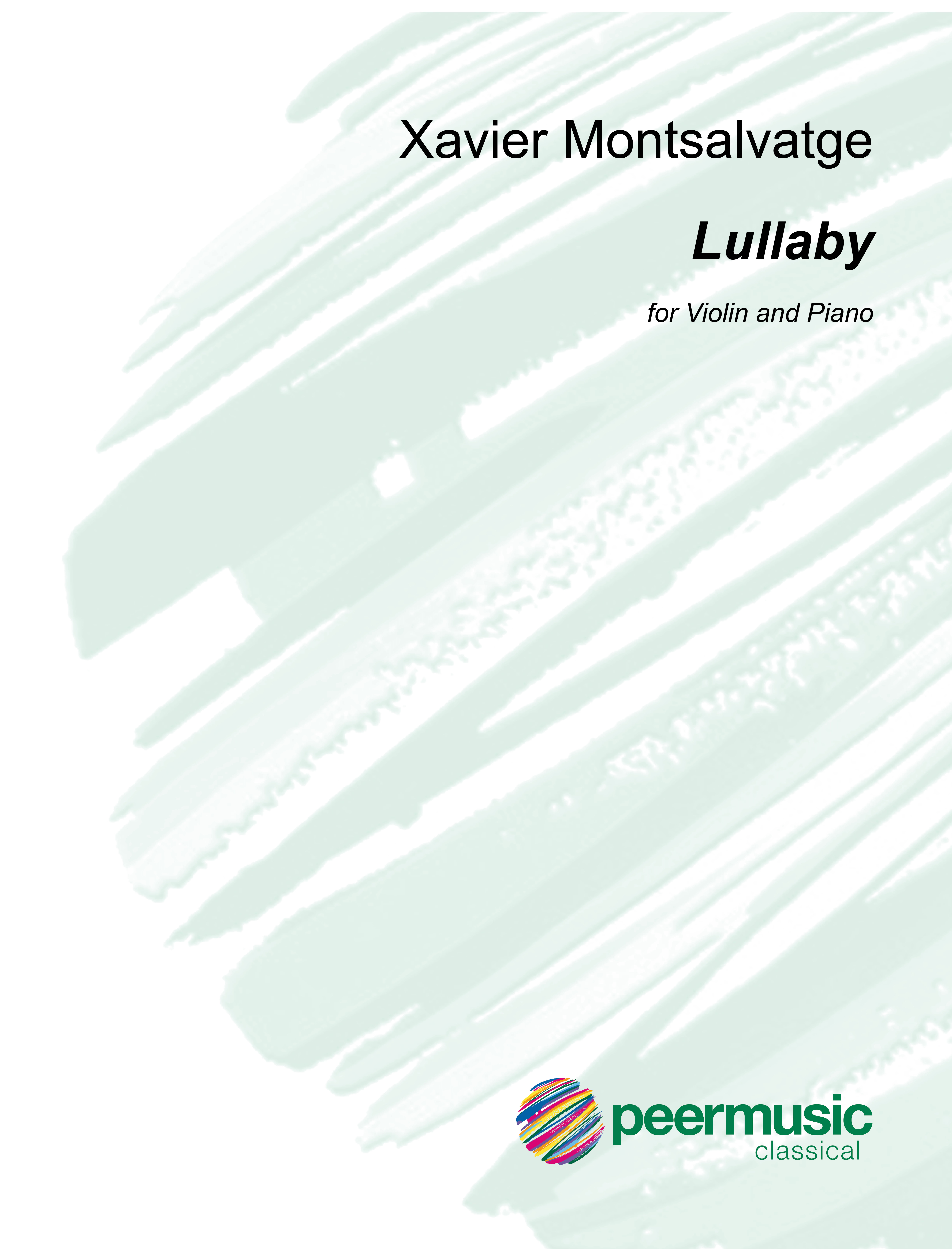 Lullaby&nbsp;&nbsp;for violin and piano&nbsp;&nbsp;