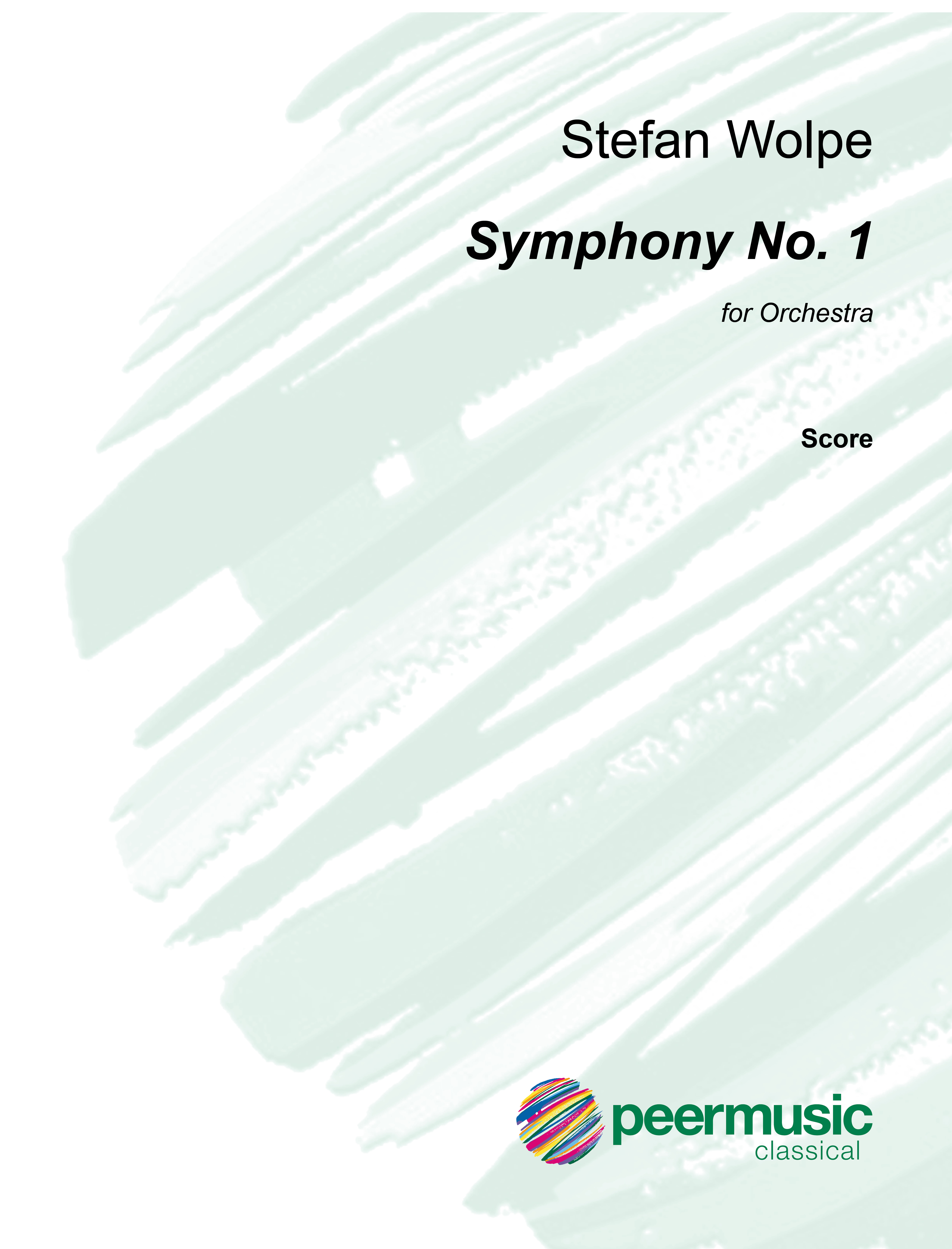Symphony no.1  for large orchestra  score