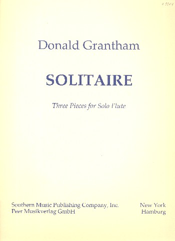 Solitaire  für Flöte solo  