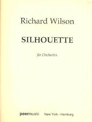 Silhouette  for orchestra  score
