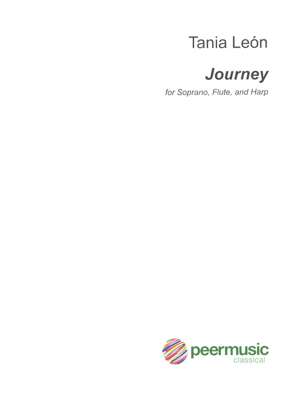 Journey  for soprano, flute and harp  score and parts