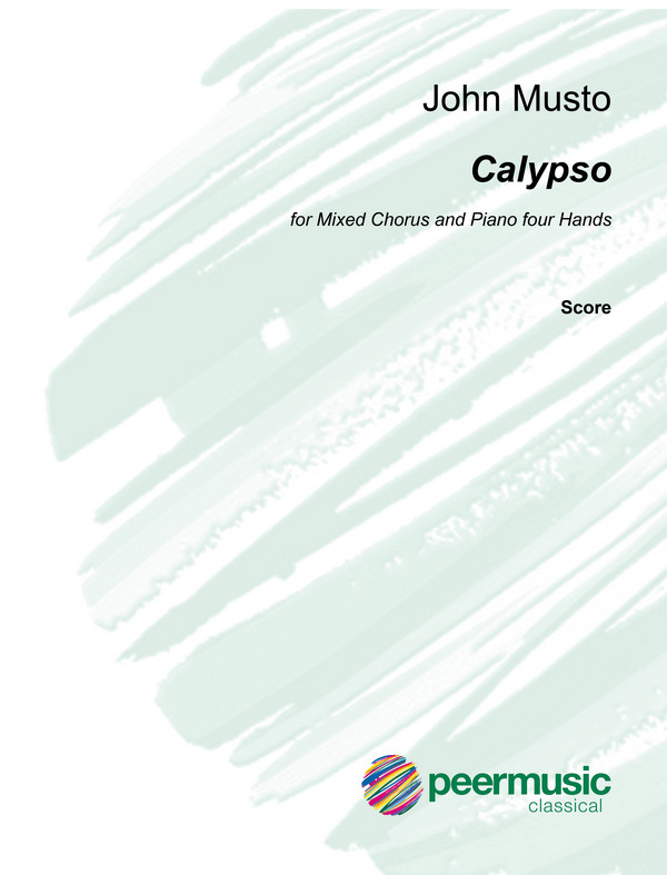 Calypso  for mixed chorus and piano 4 hands  score