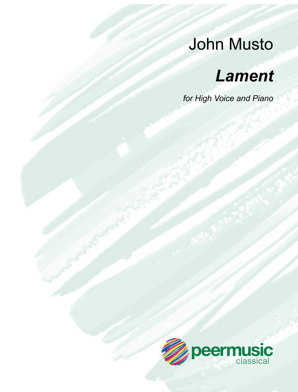 Lament  for high voice and piano  Gesang und Klavier