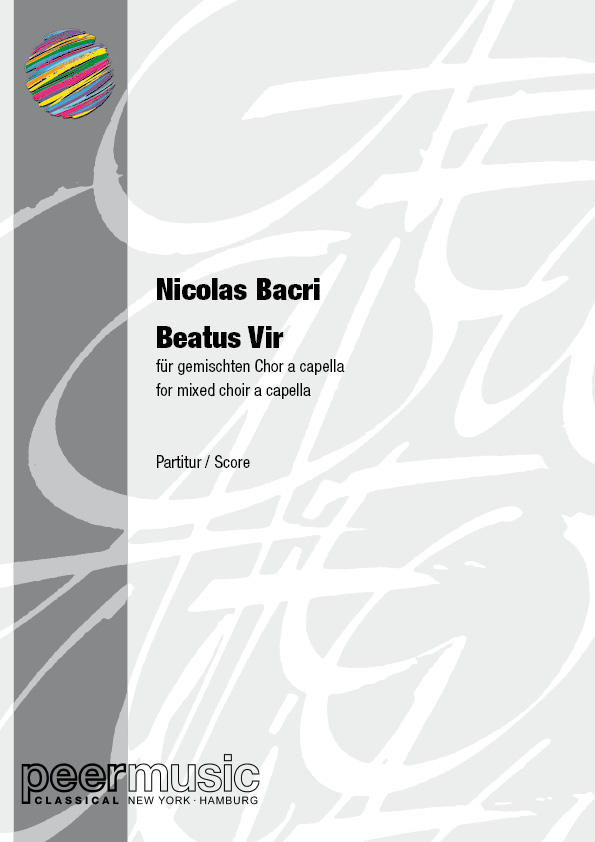 Beatus vir  für gem Chor (SMezATBarB) a cappella  Partitur