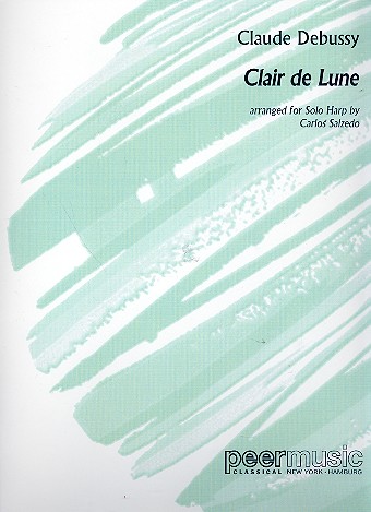Claire de lune  for harp solo  