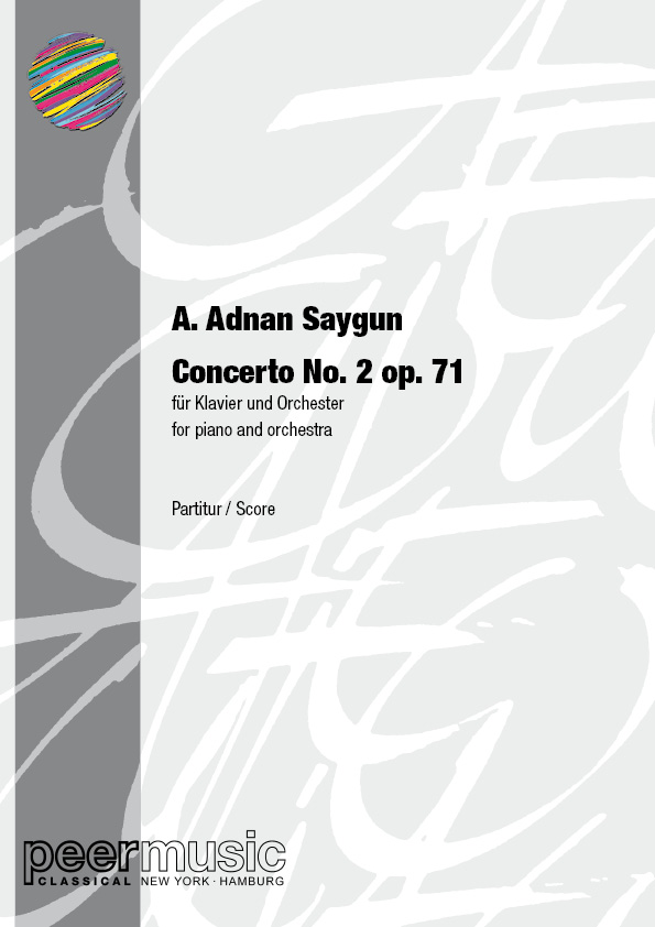 Concerto No.2 op.71  for piano and orchestra  score