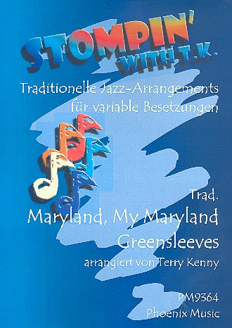 Maryland,  my Maryland  und  Greensleeves  für variable Besetzung  Partitur und Stimmen
