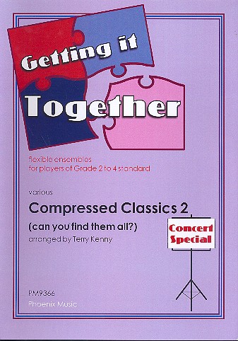 Comressed Classics 2  für variable Besetzung  Partitur und Stimmen