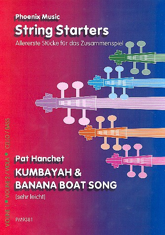Kumbayah  und  Banana Boat Song  für Streicher  Partitur und Stimmen