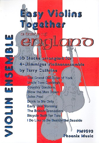 A Taste of England  für 4 Violinen ( Ensemble)  Partitur und Stimmen