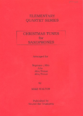 Christmas Tunes  for 4 saxophones  