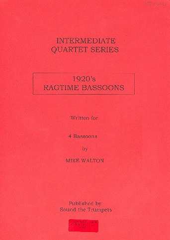 1920's ragtime bassoons  for 4 bassoons  