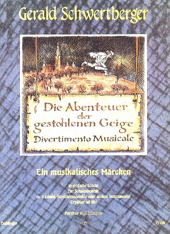 Die Abenteuer der gestohlenen Geige  für variables Ensemble  Partitur