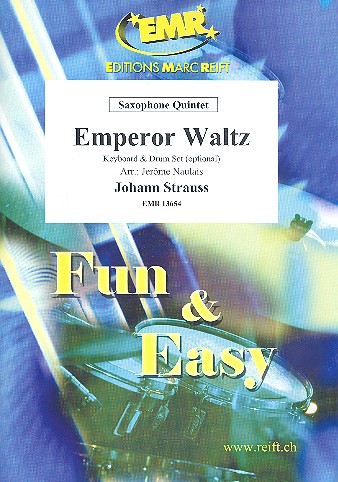 Emperor Waltz für 5 Saxophone&nbsp;&nbsp;(Keyboard und Schlagzeug ad lib)&nbsp;&nbsp;Partitur und Stimmen